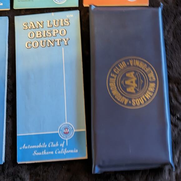 Vintage Lot 5 1990s 90s Southern California Roadmaps Vtg Paper Maps AAA Ephemera - Picture 5 of 16